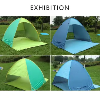 

New Outdoor Beach Tent Full Automatic 2 Second Speed Folding UV Tent Tent Camping Ultra Beach Light Open Shade O2I5