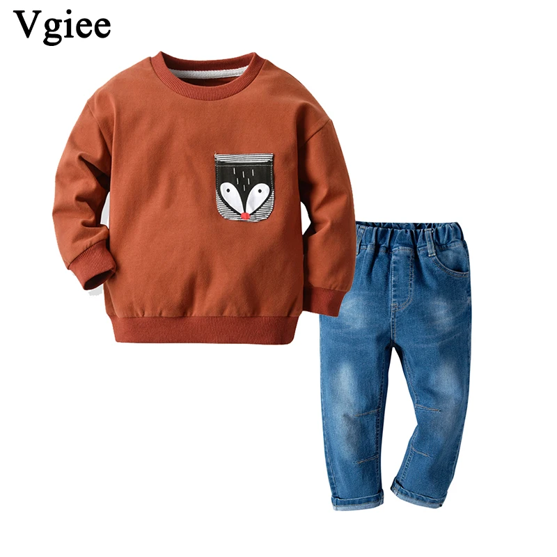 

Vgiee Toddler Boys Clothing Set Print Fall Winter Kid Baby Boy Children Set for Weeding Birthday Party Christmas Outfits CC785