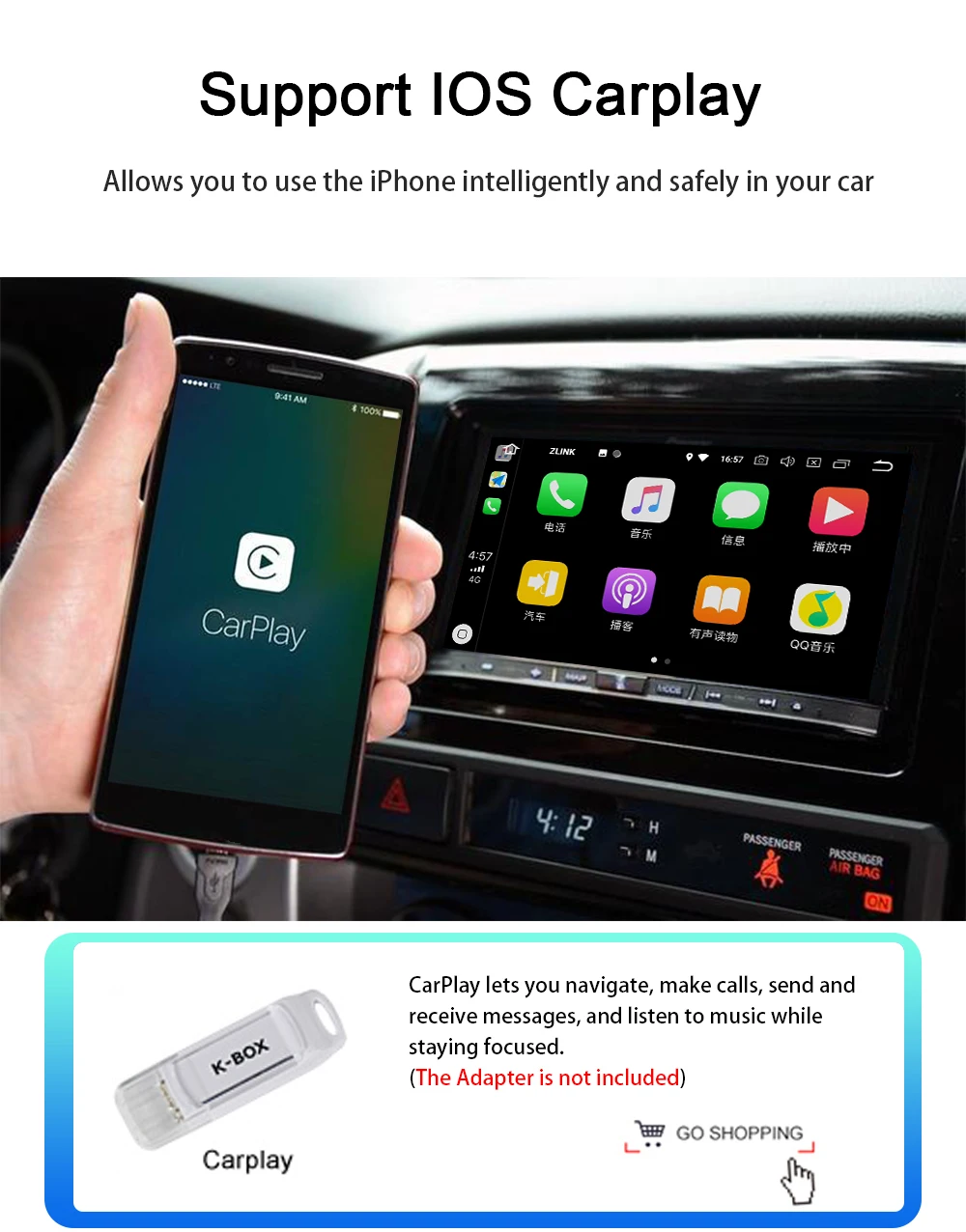 Clearance NaviFly Autoradio IPS DSP Android 9.0 Car gps radio player for Fiat Doblo 2016 2017 18