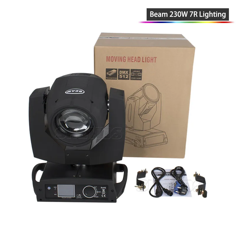 LED Beam 7R Светодиодный 7R 230 Вт Луч движущаяся голова светильник светодиодный DMX контроллер Lyre для атмосферы диско DJ музыка вечерние клуб Luces дискотека - Цвет: LED Beam 7R