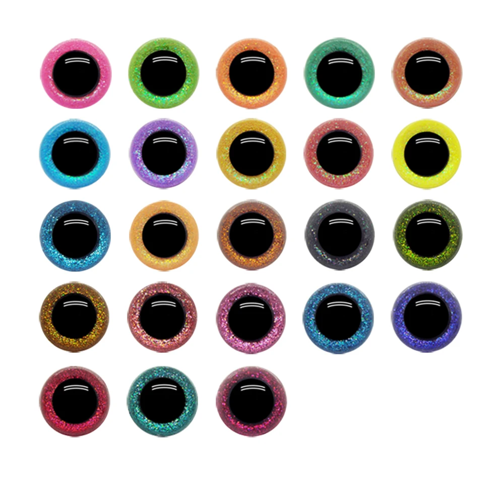 Glitter Eyes Safety Plastic Eyes Doll Accessories Puppet Toy Plush Toy