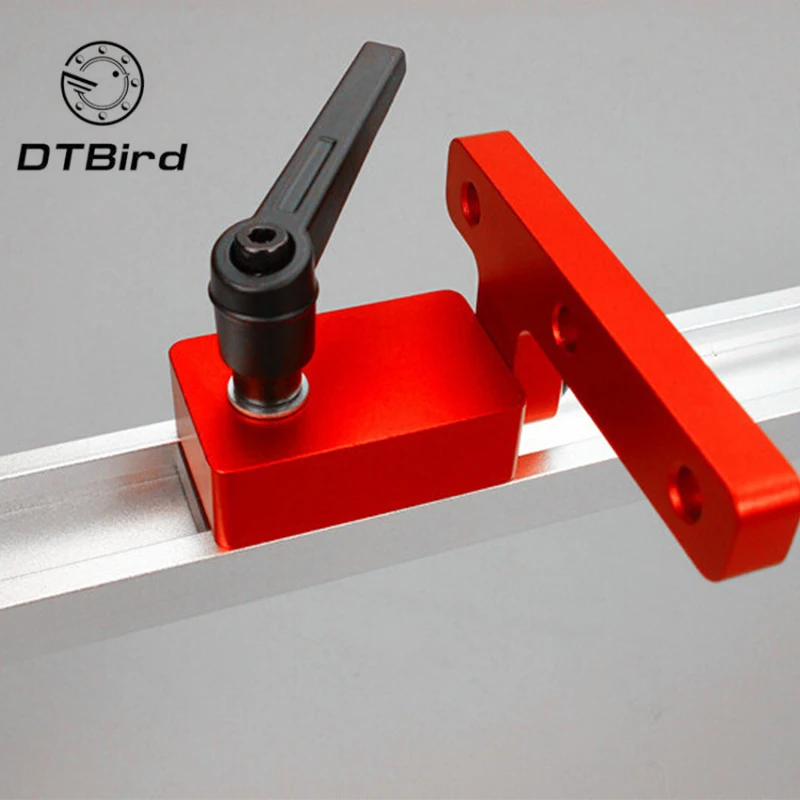 

Aluminium Alloy T-track Slot Miter Track Jig Fixture T-Slot And Track Stop for Carpenter Manual Router Table Woodworking Tools