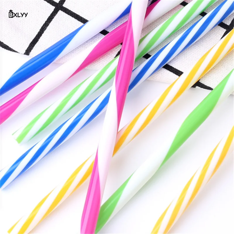 BXLYY 20 шт. пластиковые соломинки DIY Рождественский Декор для дома Бар напитки соломинки Хэллоуин Декор для вечеринки в честь Дня рождения Дети Baby Shower.7z - Цвет: mix