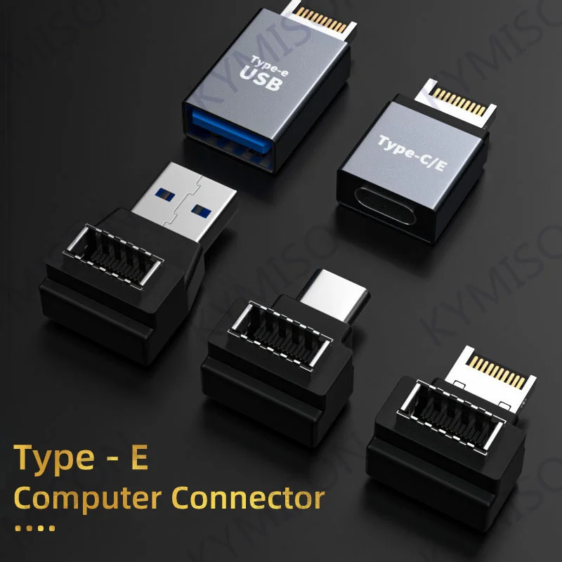 

Desktop Computer Motherboard Cable Adapter Connector USB 3.1 Front Panel Header Type C to Type E Expansion Plug Converter