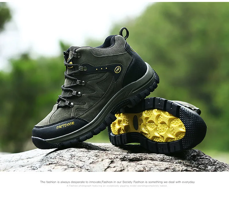 Весенние и летние новые стильные мужские ботинки для скалолазания, походов, путешествий, уличных кроссовок, большие размеры