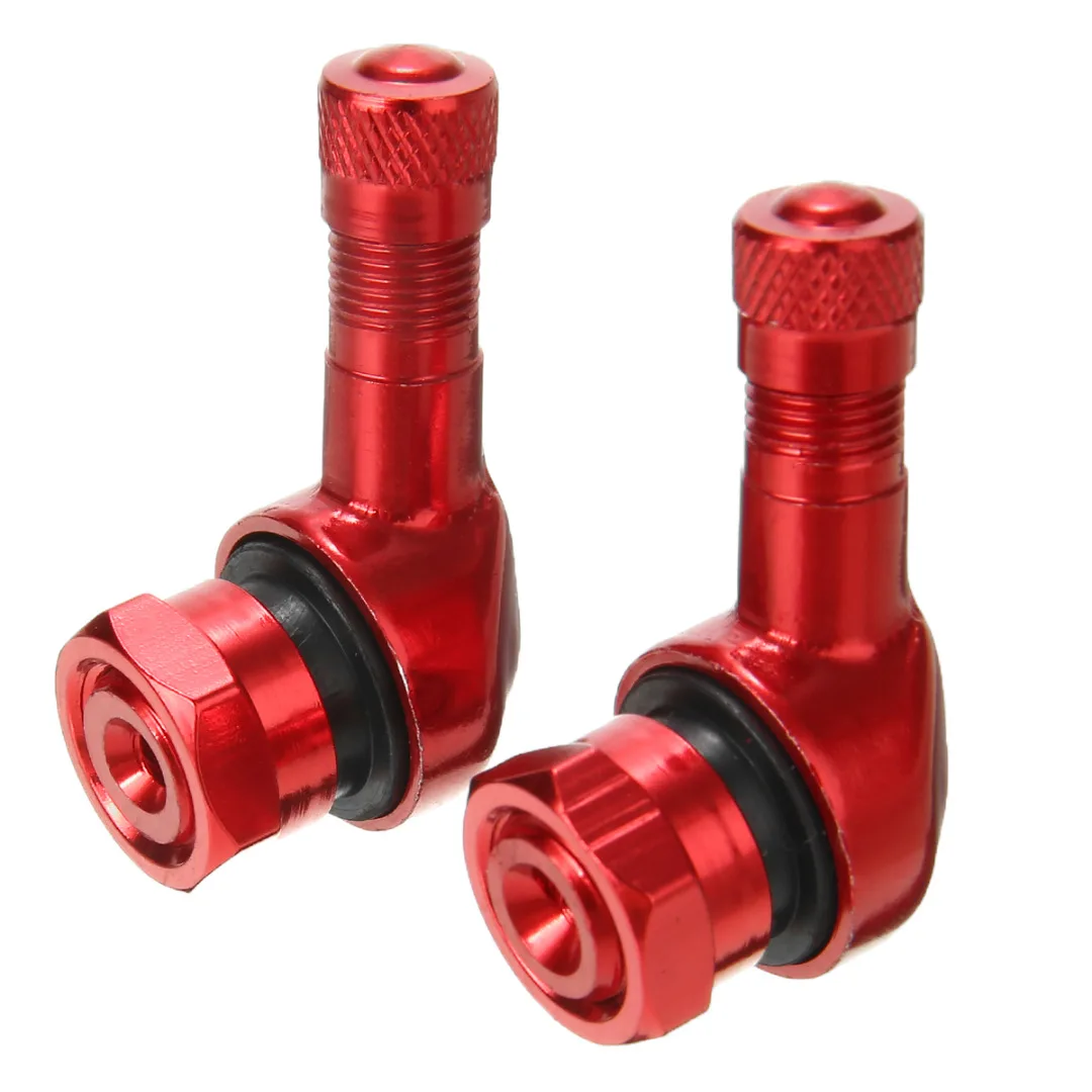 2x 90 Degree 11.3mm Aluminum 90 Degree fit for Motorcycle Wheels Tyre Tire Valve 