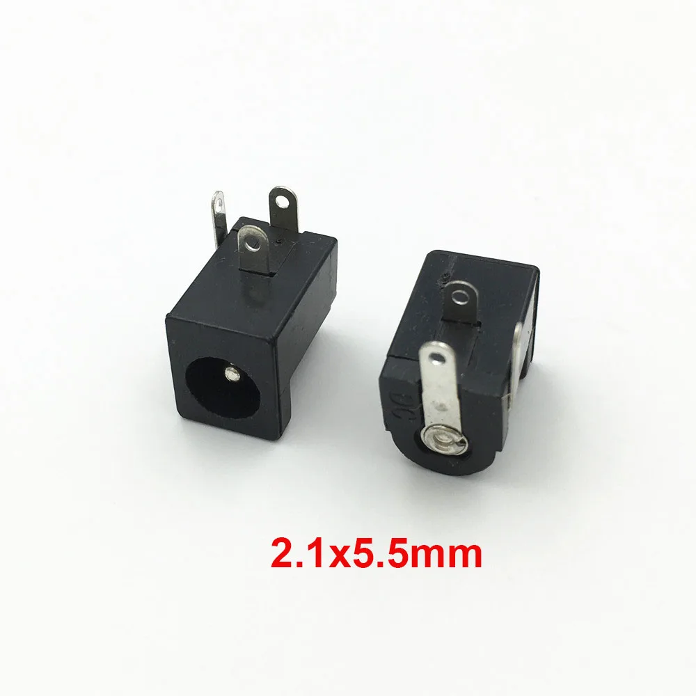10 PCS 5.5X2.5mm Female DC Power Jack 3 Pin supply socket DIY PCB Mount NEW D10 