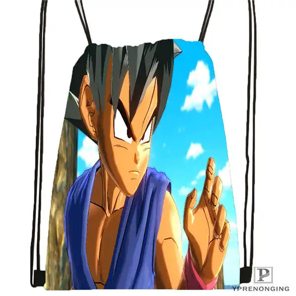 Drawstring Backpack Индивидуализированный Жемчуг дракона аниме походная сумка на шнурке милый рюкзак для детей(черная спинка) 31x40 см#180531-03-55 - Цвет: Drawstring Backpack