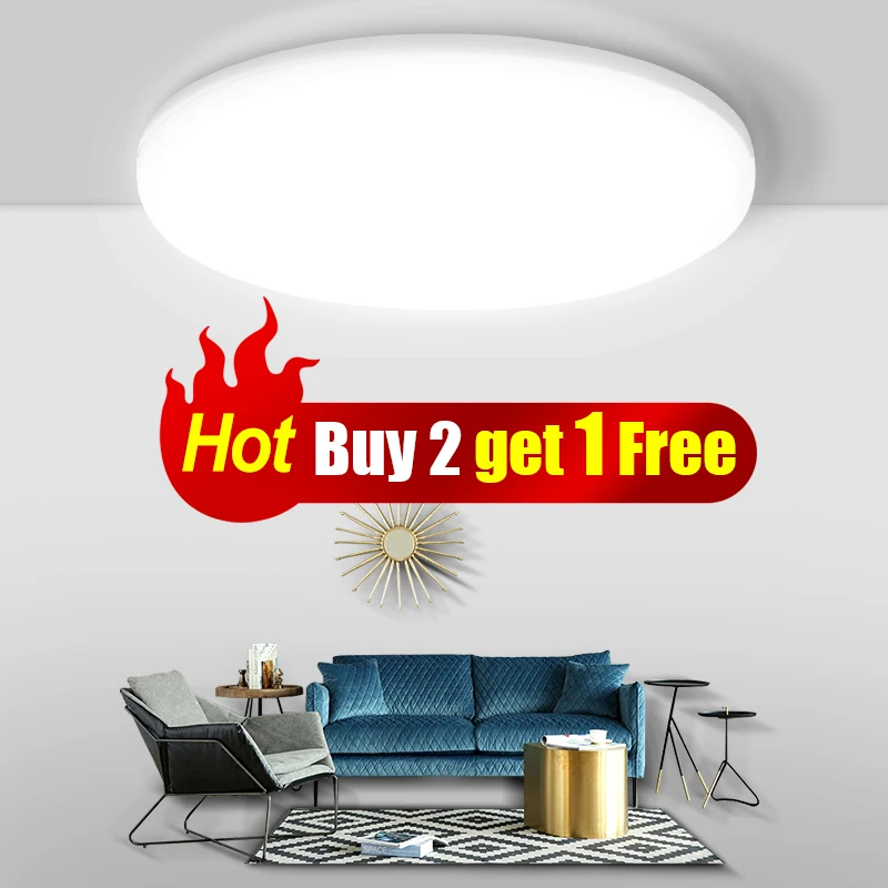 CY plafond moderne à LEDs lumières pour salon chambre luminaire pour plafonniers éclairage intérieur acheter 2 pièces obtenir 1 pièces 15W gratuit