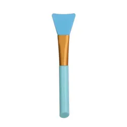 Silicone Face Mask & Makeup Applicator Brush - Multi - Function Cosmetic Tool (Blue brush head)