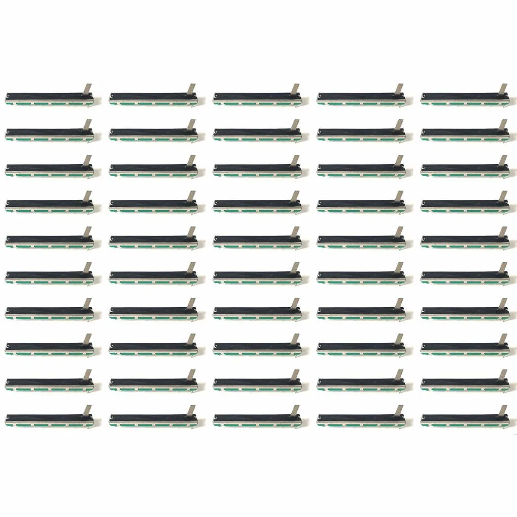 Pot Mixer Fader 50 Pcs 75 MM Double B10K Original B10KX2 Behringer Pot Mixer Fader