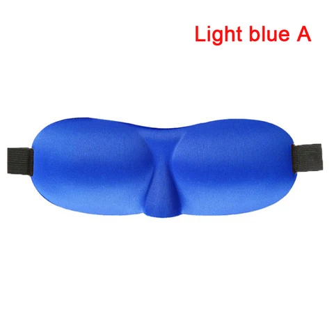 3D Natural Sleep Eye Cover Mask Shade Patch Portable Blindfold Travel Eyepatch