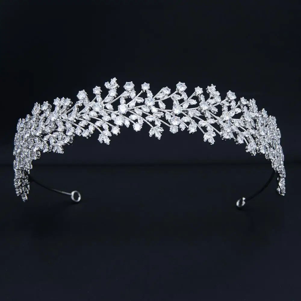 

Bride handmade headband with crystals , zirconia women's jewelry, wedding hair accessories tiara