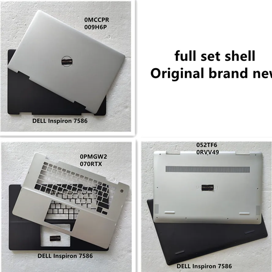 

New For Dell Inspiron 15 7000 7586 LCD back cover screen frame LCD Bezel Case upper top lower cover bottom shell laptop shell