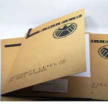 3 pcs SHIELD folder Iron Man Aegis Special Agent Aegis Bureau folder Aegis archive bag 3 pcs SHIELD folder Iron Man Aegis Special Agent Aegis Bureau folder Aegis archive bag