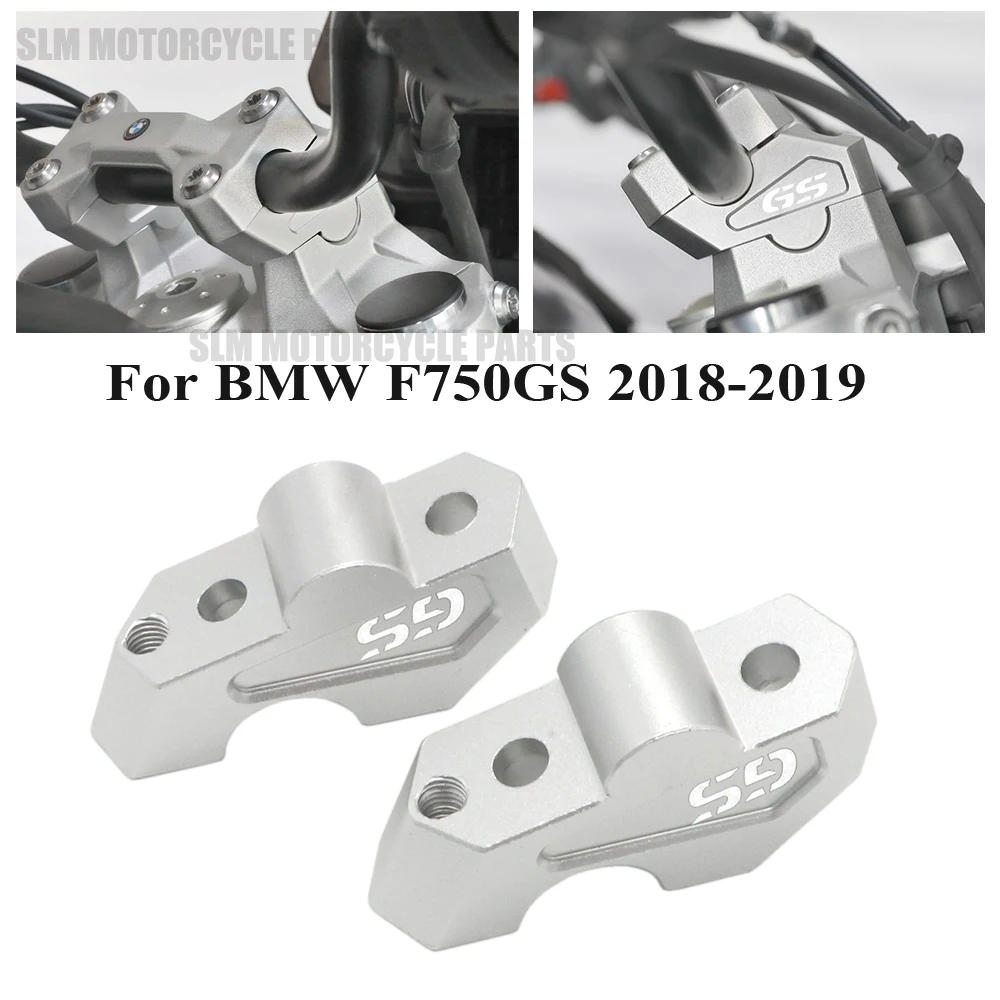 

Motorcycle Accessories F750GS Handlebar Riser Fat HandleBars Mount Clamp Extend Adapter 22MM For BMW F750GS 2018 2019 2020 2021