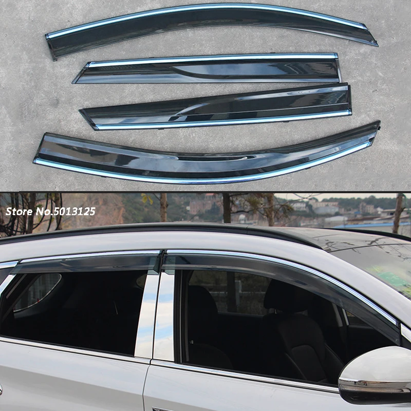 1X Chrome Rear Window Rain Wiper Blade Cover Trim fit for Hyundai Tucson 2016-UP