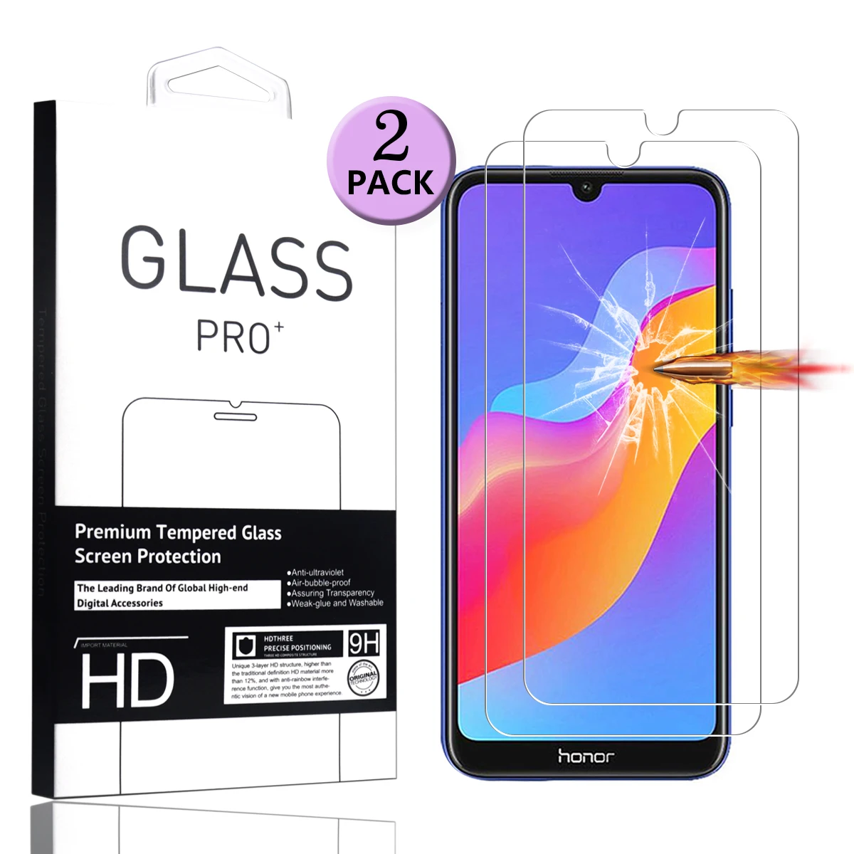 

Tempered Glass for Honor 8A (2020 version) Screen Protector for Honor 8A (2020) Screen Protector Glass Film Phone