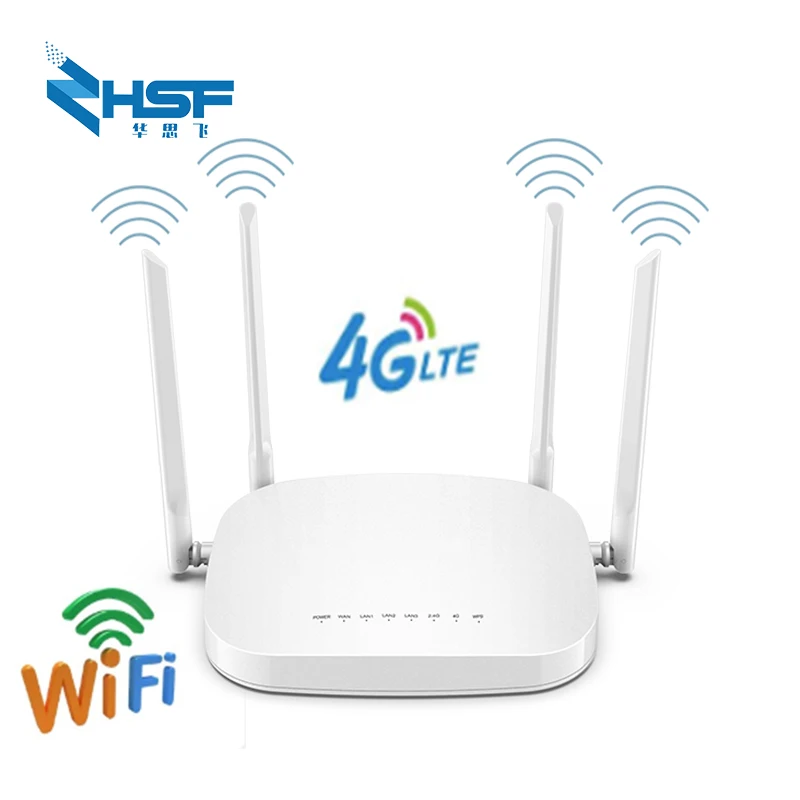 

4G router Sim card 300mbps unlocked 4G CPE wireless router 300mbps CAT4 mobile Wifi hotspot with Sim card slot 4 LAN port