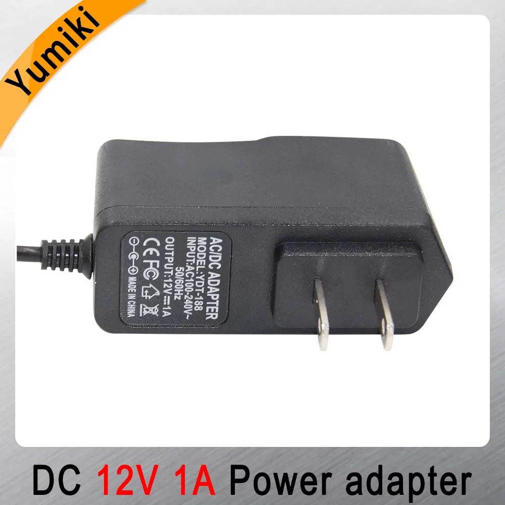 4 шт./лот DC12V1A Новый преобразователь переменного тока 100 240 в адаптер питания