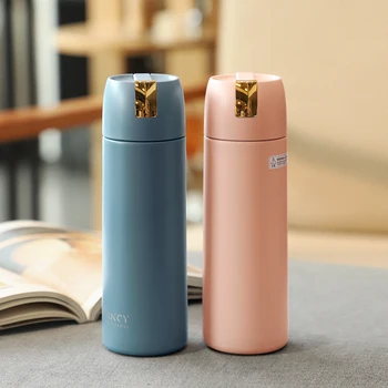 

Vacuum Bottle Travel Watter Thermos Stainless Steel Cups Portable Coffee Thermos Water Bottle Simple Modern Vaccum Cup II50BWB