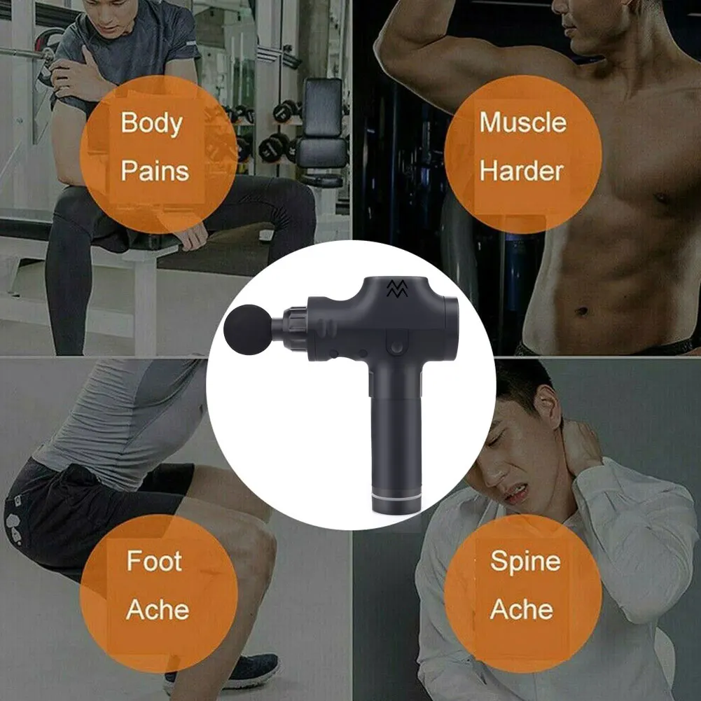 

Durable Percussive Massager Gun Bodybuilding Knees Low Back Pain Multicolor 10 Mm 3 Files Vibrating Therapy Device