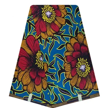 

Veritable New Arrival African Wax Real Nederlands Wax 100 Cotton 6yards Fabric