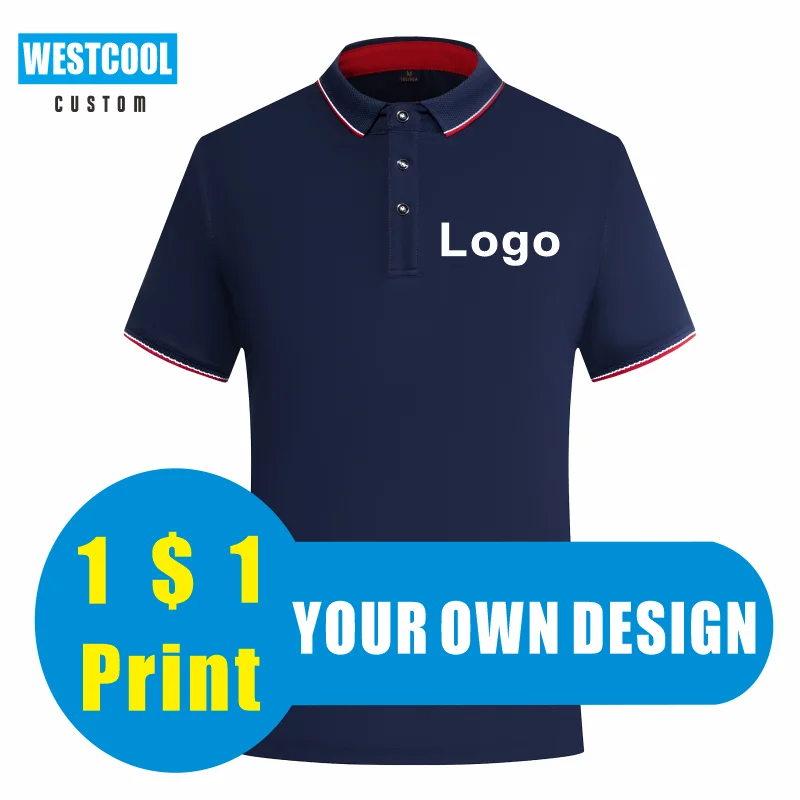 Golf Short Sleeve Polo Shirt Custom 9 Colors Polo Shirts Embroidery