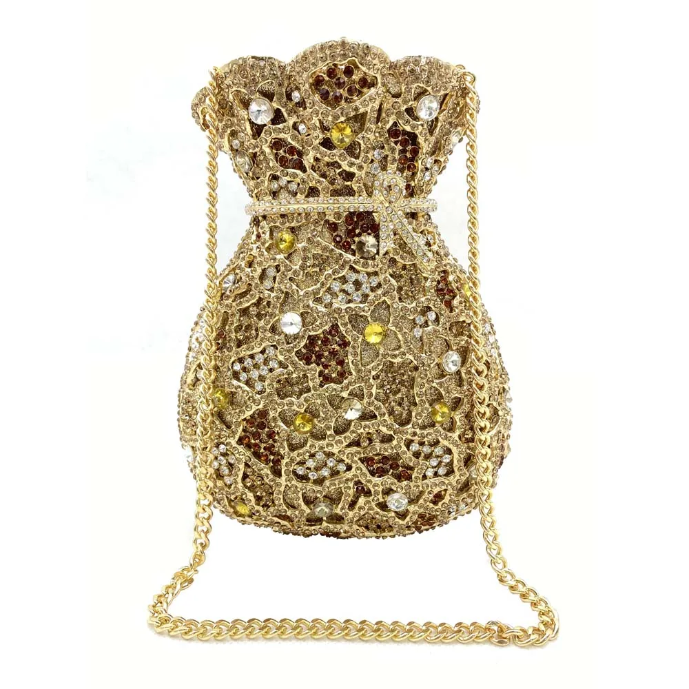 Newest Luxury Women Evening Bag Party Pouch Designer Hollow