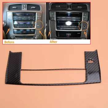 

Black Carbon Fiber GPS Navigation Panel Trim Fit For Lexus IS250 IS300 IS350 2006 2007 2008 2009 2010 2011 2012 LHD