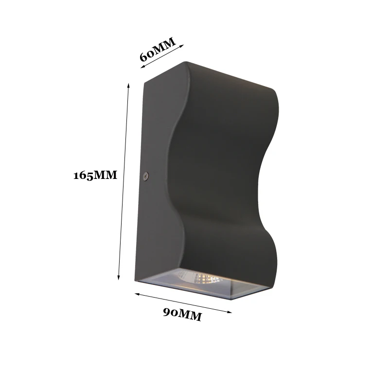 6 Вт современный простой креативный наружный водонепроницаемый настенный