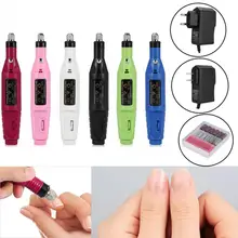 Маникюрная машина 12 типов, электрическая шлифовальная дрель для ногтей, полировальные инструменты с шлифовальными ногтями