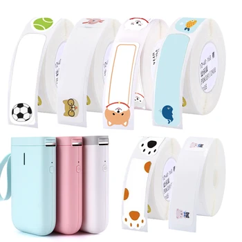 

Niimbot D11 Mini Label printer paper Supermarket Price Label sticker Waterproof Anti-Oil Tear-Resistant Pure Color