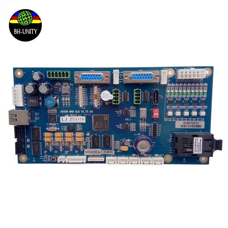 HOSON XP 600-Juego de placa de doble cabezal xp600, puerto de red, versión de fibra para impresora eco solvente con cabezal de impresión dx10 dx11