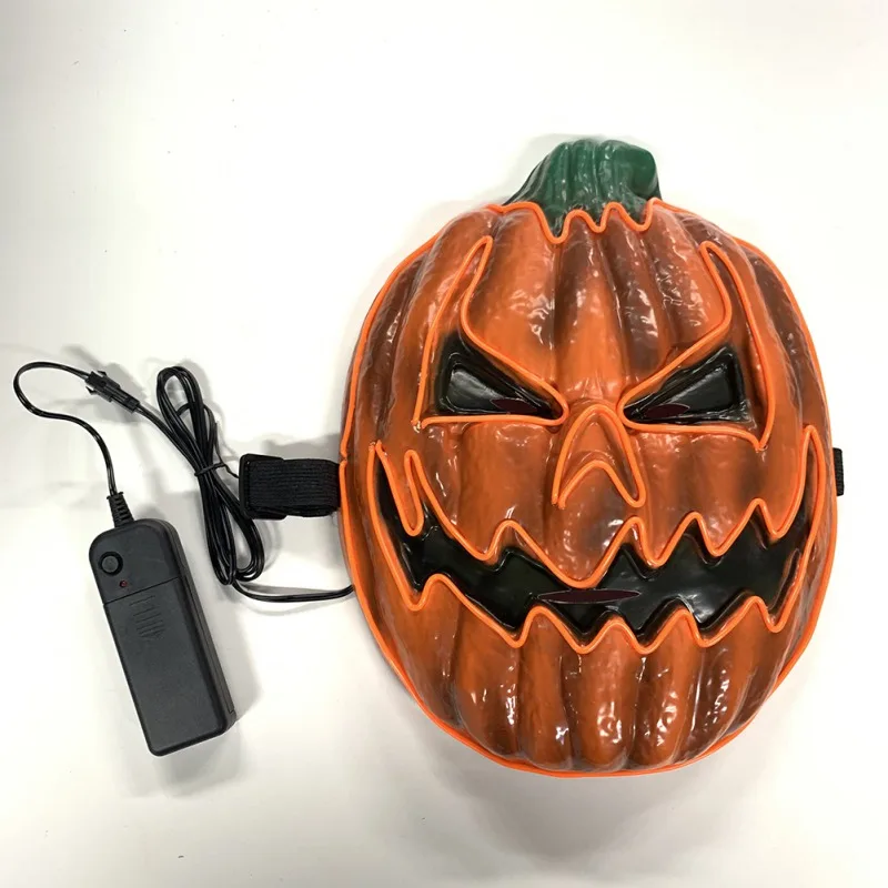 Hot Sale For Halloween Horror Mask Halloween Cosplay Party Mascara Horror Mascarillas Glowing Pumpkin wicked Mask