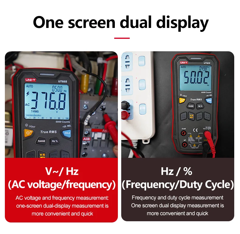 UNI-T Digital Smart Multimeter UT60S UT60BT 1000V AC DC Voltmeter Ammeter True RMS Capacitor Temperature Tester multimeter optical spectrum analyzer