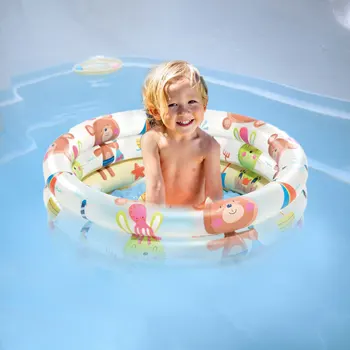 

1 PCs Baby Inflatable Swim Pool Children Basin Bath Tub Summer Outdoor Indoor Round Cartoon Dinosaur Volcano Print Swimming Pool