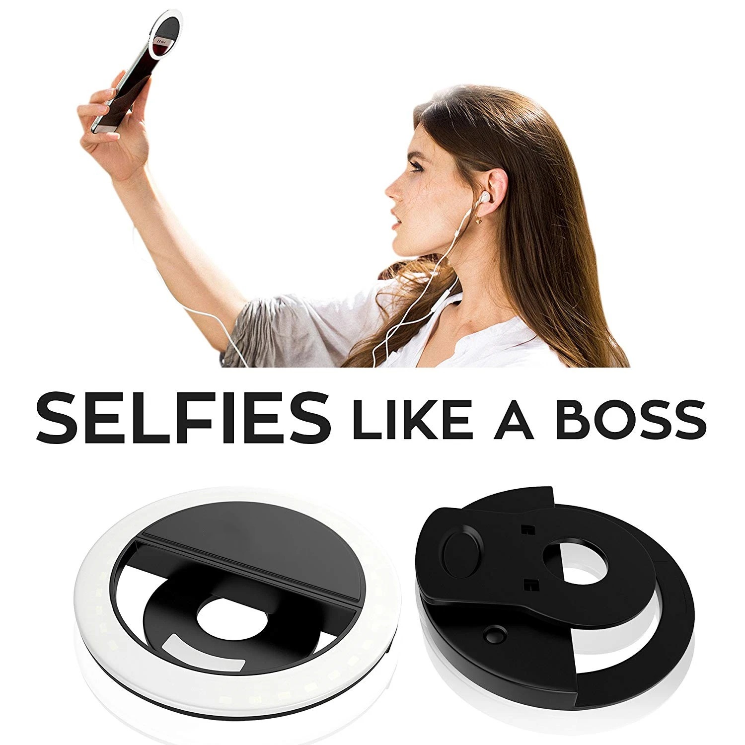 Кольцо света селфи USB макияж свет светодиодный фонарь видео ringlight фотографическое освещение с зарядным кольцом для iPhone фото телефона