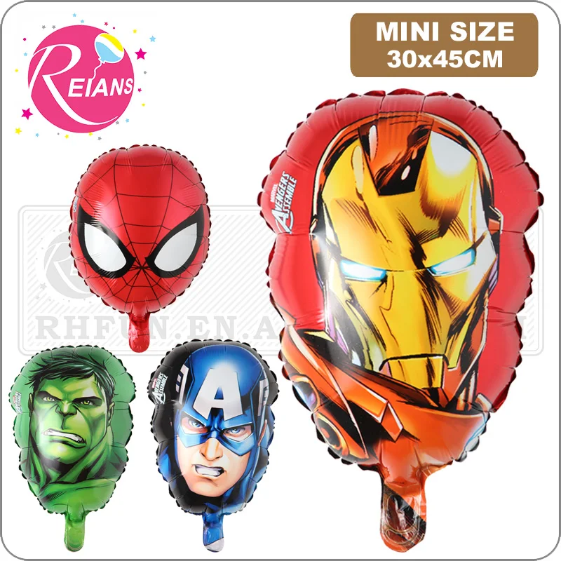 Воздушные шары из фольги Мстителей супер герой детские игрушки Халк Капитан