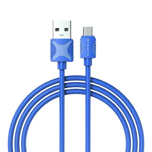 Madevil, быстрая зарядка, кабель для синхронизации данных, micro USB кабель для телефона, зарядный кабель для xiaomi, lenovo, huawei, LG, кабель для планшета на базе Android - Цвет: two data cable