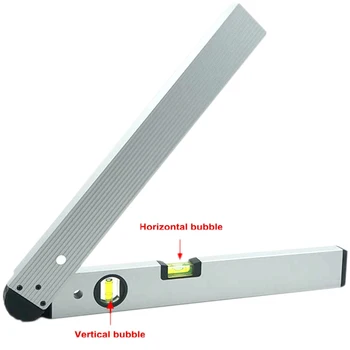 

400mm Digital Angle Ruler Aluminium Alloy Electronic Goniometer Accessory