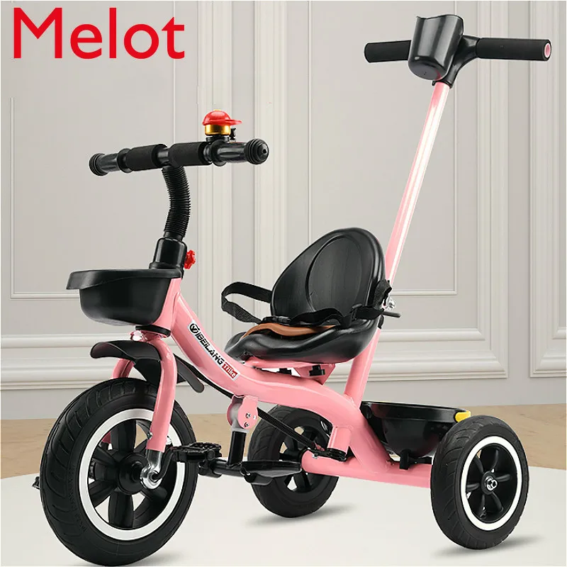 

High-End Luxury Children's Tricycle Bicycle Baby Stroler Large Stroller Baby Bicycle Household Portable Children's Toys