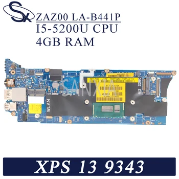 شراءKEFU LA-B441P اللوحة الأم للكمبيوتر المحمول ديل XPS 13 9343 اللوحة الرئيسية الأصلية 4GB-RAM I5-5200U