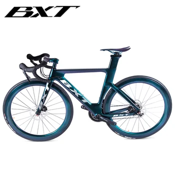 

Full carbon road bike road racing bicycle 49/51/54cm Carbon road bike frame disc brake chameleon paint complete road bike