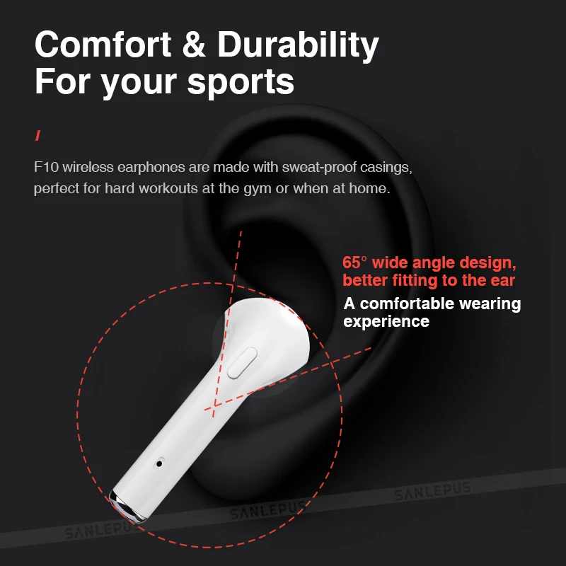 SANLEPUS TWS Wireless Headphones Bluetooth Earphones Gaming Headset Earbuds For Android iOS PK i12 i9000 Pro i90000 Max 2 i500 3