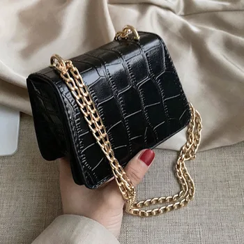 

Stone Pattern PU Leather Crossbody Bags For Women 2020 Small women bag With Lady Shoulder Messenger Bag