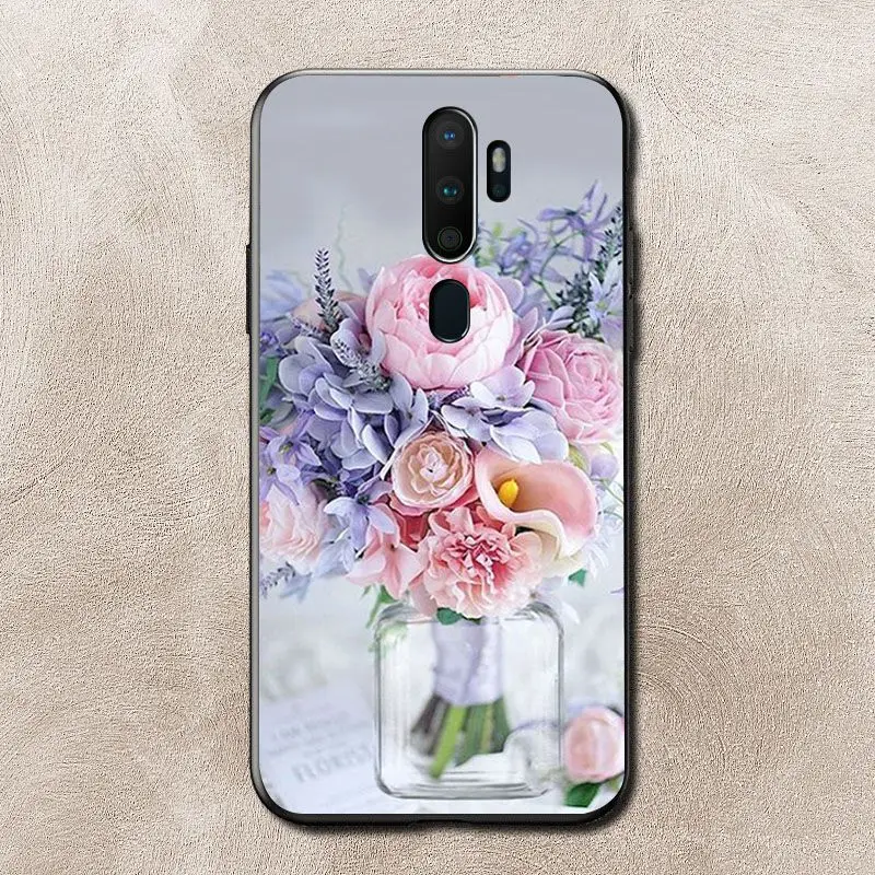 Elegant Pink Purple Peony On the Vase