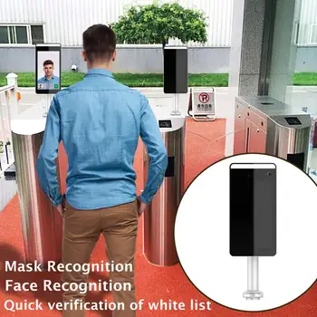 

HD Camera Face Temperature Display Door Access Control 200W Night Vision Live Camera Face Recognizer 5.13