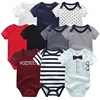 2022 Baby Rompers 5-pack infantil Jumpsuit Boy&girls clothes Summer High quality Striped newborn ropa bebe Clothing Costume 1