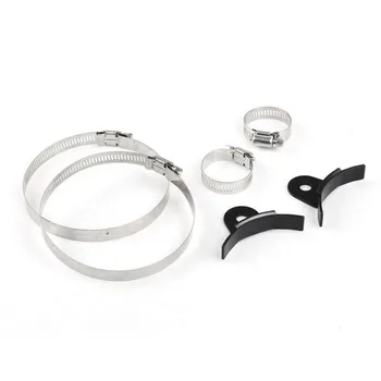 

Silver Reservoir Tank Clamp Mounting Bracket Replacement Accessories Auto